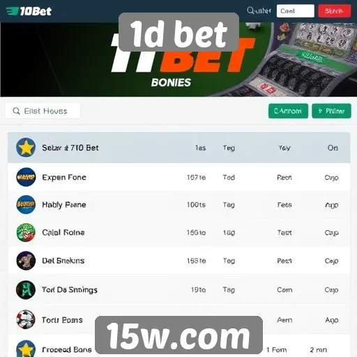 Comparação de bônus e promoções do 1d bet