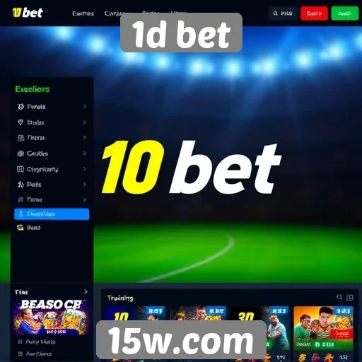 Análise da interface do usuário do site 1d bet